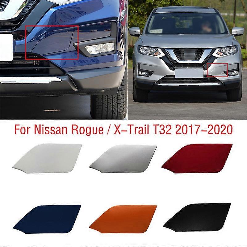 For Nissan Rogue X-Trail XTrail T32 2017 2018 2019 2020 Car Front Bumper Tow Hook Cover Cap Trailer Hauling Eye Cover Lid