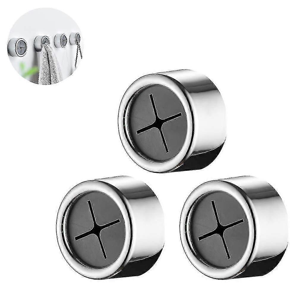 Itseliimautuva teepyyhepidike, 3 kpl, akryylinitriilibutadieeni-styreenipyyhekoukut, pyöreä pyyhepuristin, pyyhepidike, pyyhepidike