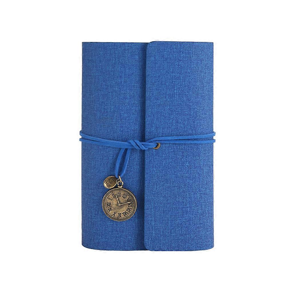 A6 Loose-leaf Tri-fold Travel Handbook Pu leather Notepad Scrapbook