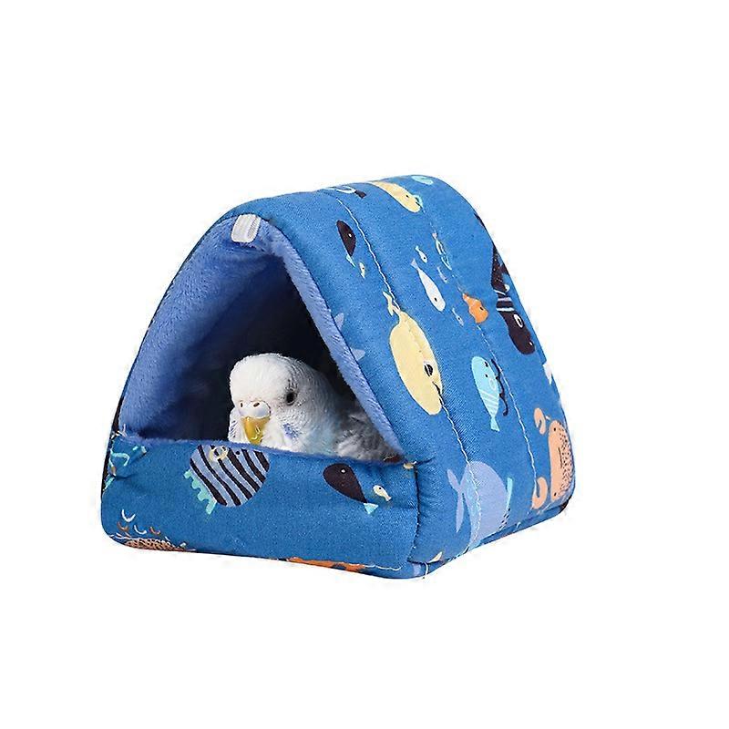 Winter Warm Bird Nest House Shed Hut Hanging Hammock Finch Cage