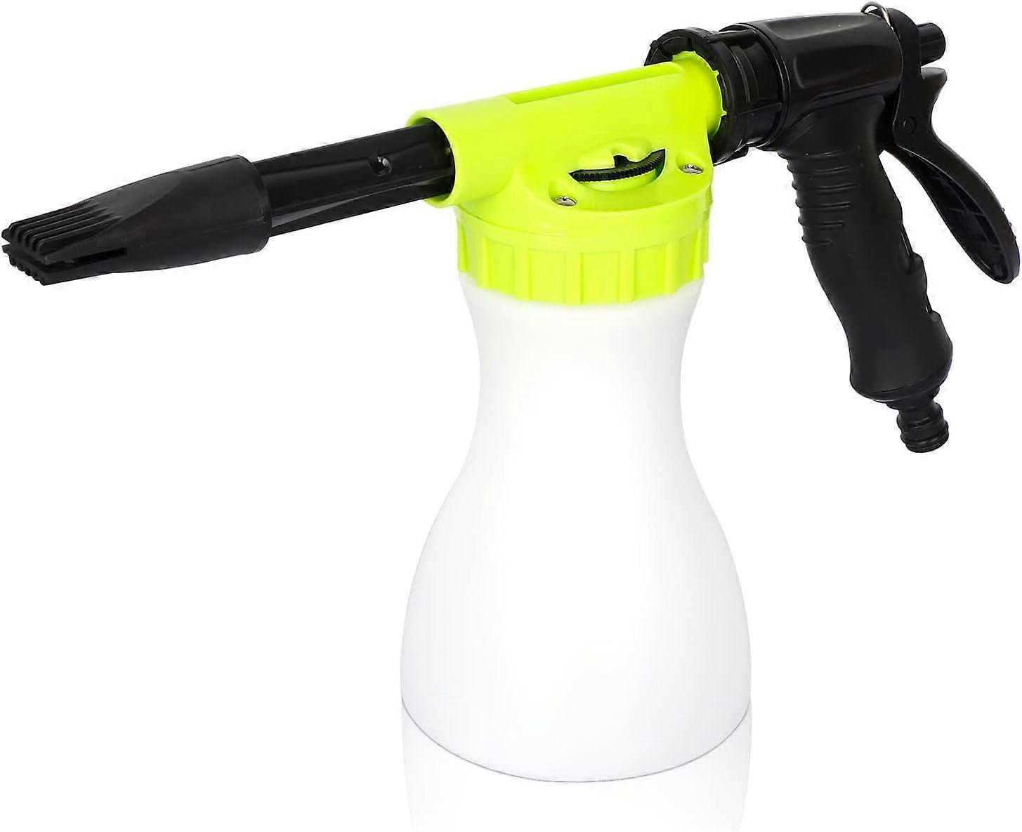 Snow Foam Gun Sprayer, 900ml Adjustable Car Cleaning Foam Gun, Garden Watering Tool, Fits Universal Garden Hoses, Foam Sprayer for Car Cleaning Garden