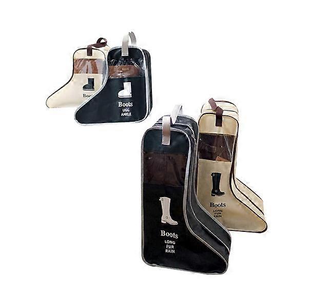 2PCS Portable Long Boot Shoes Dustproof Waterproof Storage bag