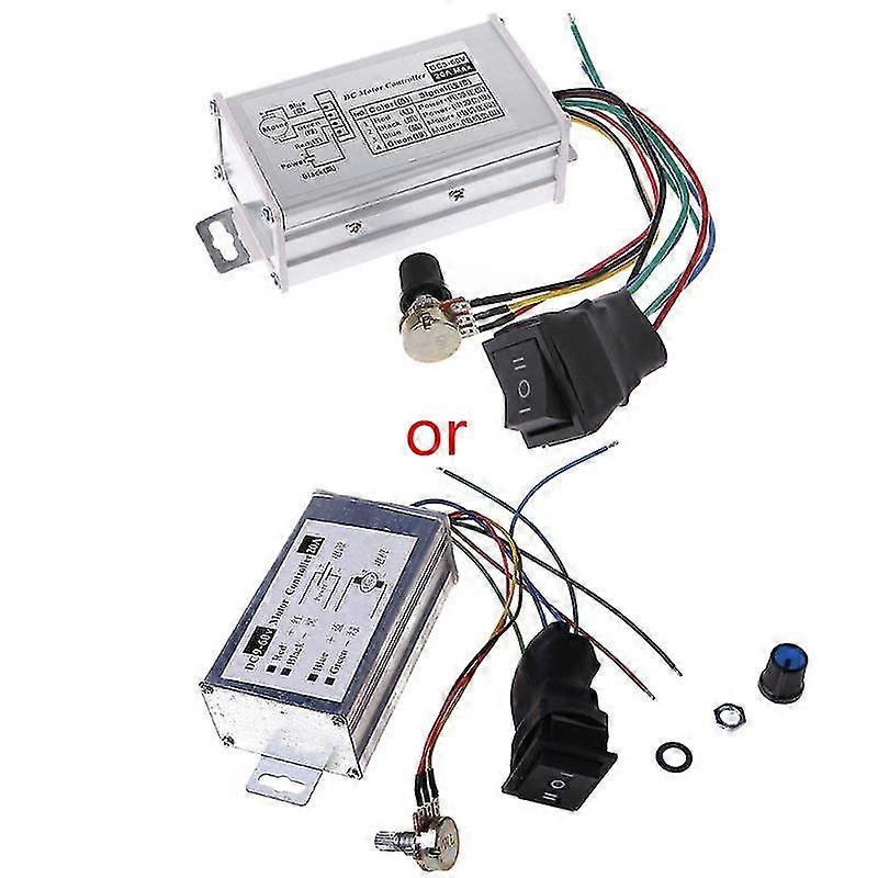 Dc 12v 24v 36v 48v Softstart Reversible Motor Speed Control Pwm Controller Pwm
