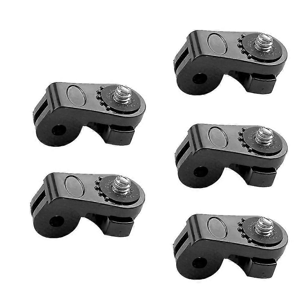 5pcs Conversion Adapter 1/4" Mini Tripod Screw Mount For Action Camera