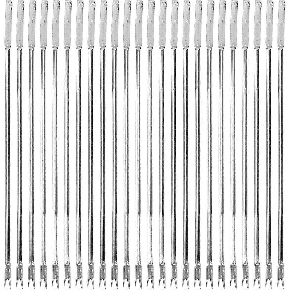 24pcs Multipurpose Walnut Needles Fruit Fork Practical Seafood Peeling Needle Tools