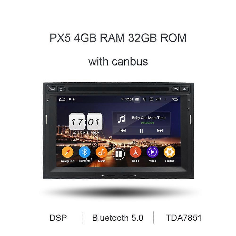 DSP PX6 Android 12.0 8G+128GB Lettore DVD per auto Mappa GPS RDS autoradio per PEUGEOT PG 3008 5008 Partner CITROEN Berlingo 2010-2016