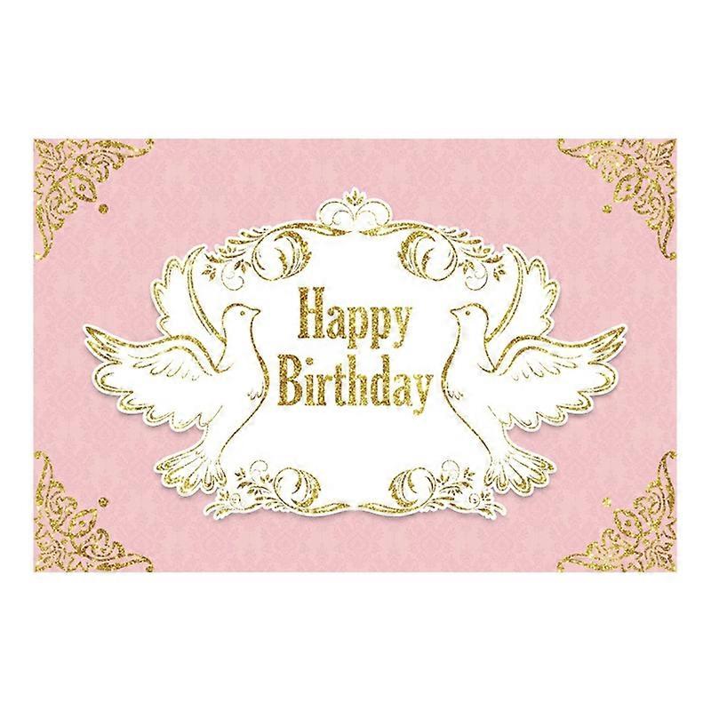 Background Cloth Add Atmosphere Hanging Shiny Printing Decorative Romantic Photograph Prop Pink Flower Print Different Style Birthday Party Backdrop f