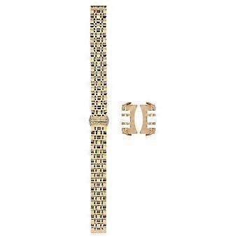 Correa de reloj de acero inoxidable Exquisito accesorio de correa de reloj de repuesto de moda16 mm / 0,63 pulgadas