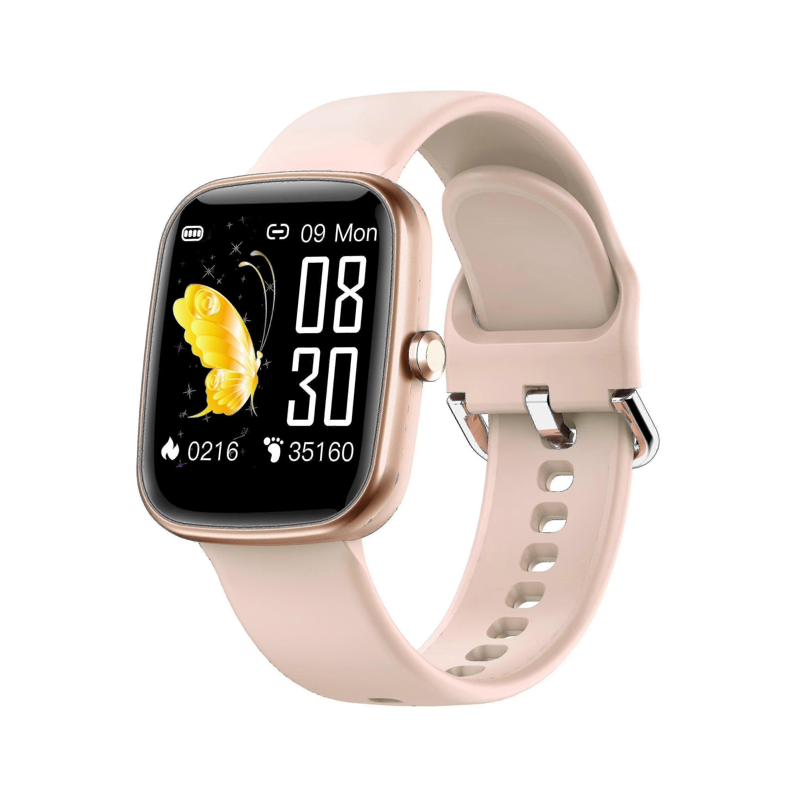 Smart Watch For Unisex Kids 1.3 Inch Touch Screen Fitness Activity Trackers Pedometer Step Counter For Android Ios-champagne1