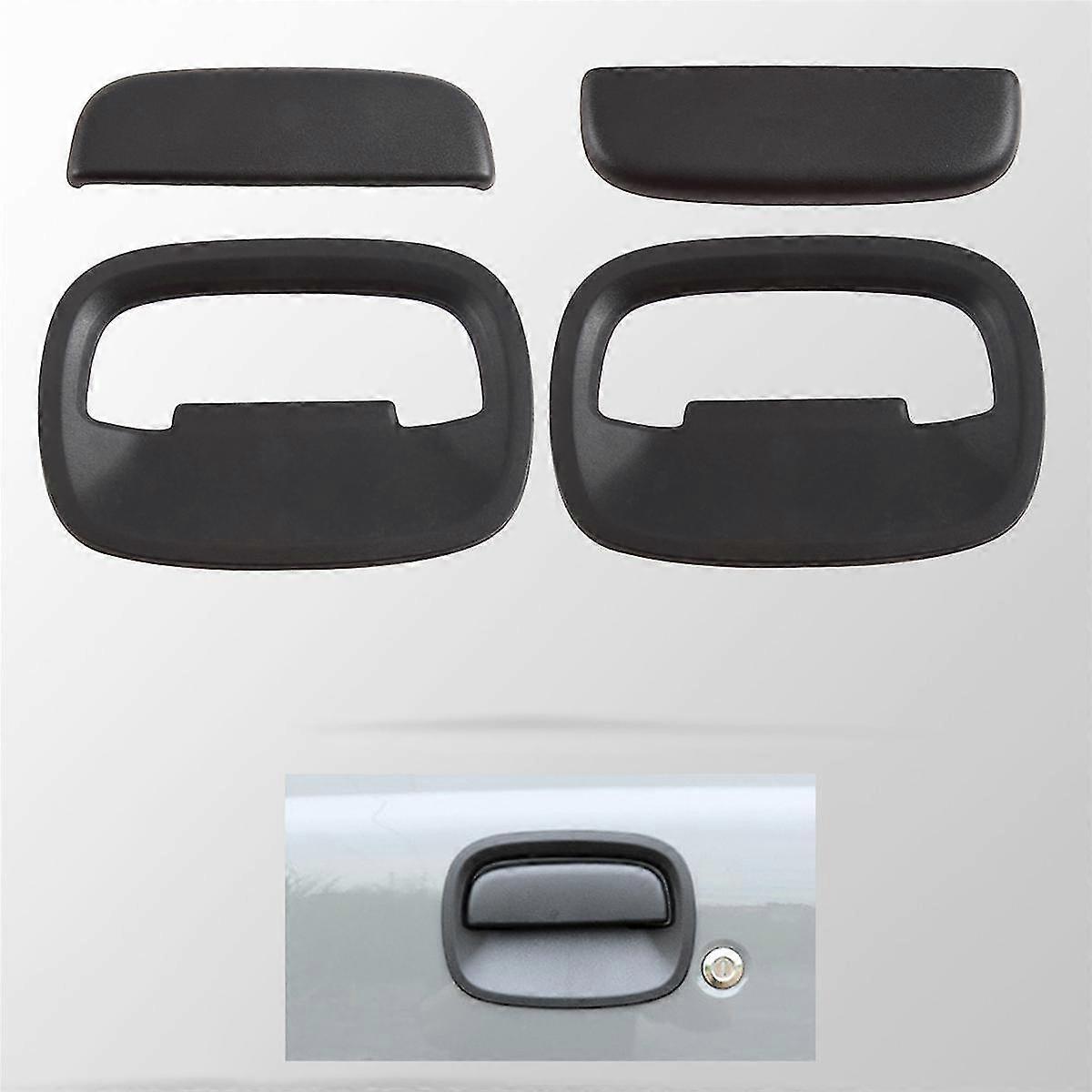4Pcs/Set Car Front Exterior Door Handle Accessories for Jimny JB64 JB74W 2019-2023 Door Handle Cover