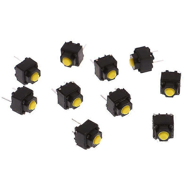 10pcs Mute Button 6*6*7.3mm Silent Switch Micro Mouse Button Switch Shytmv