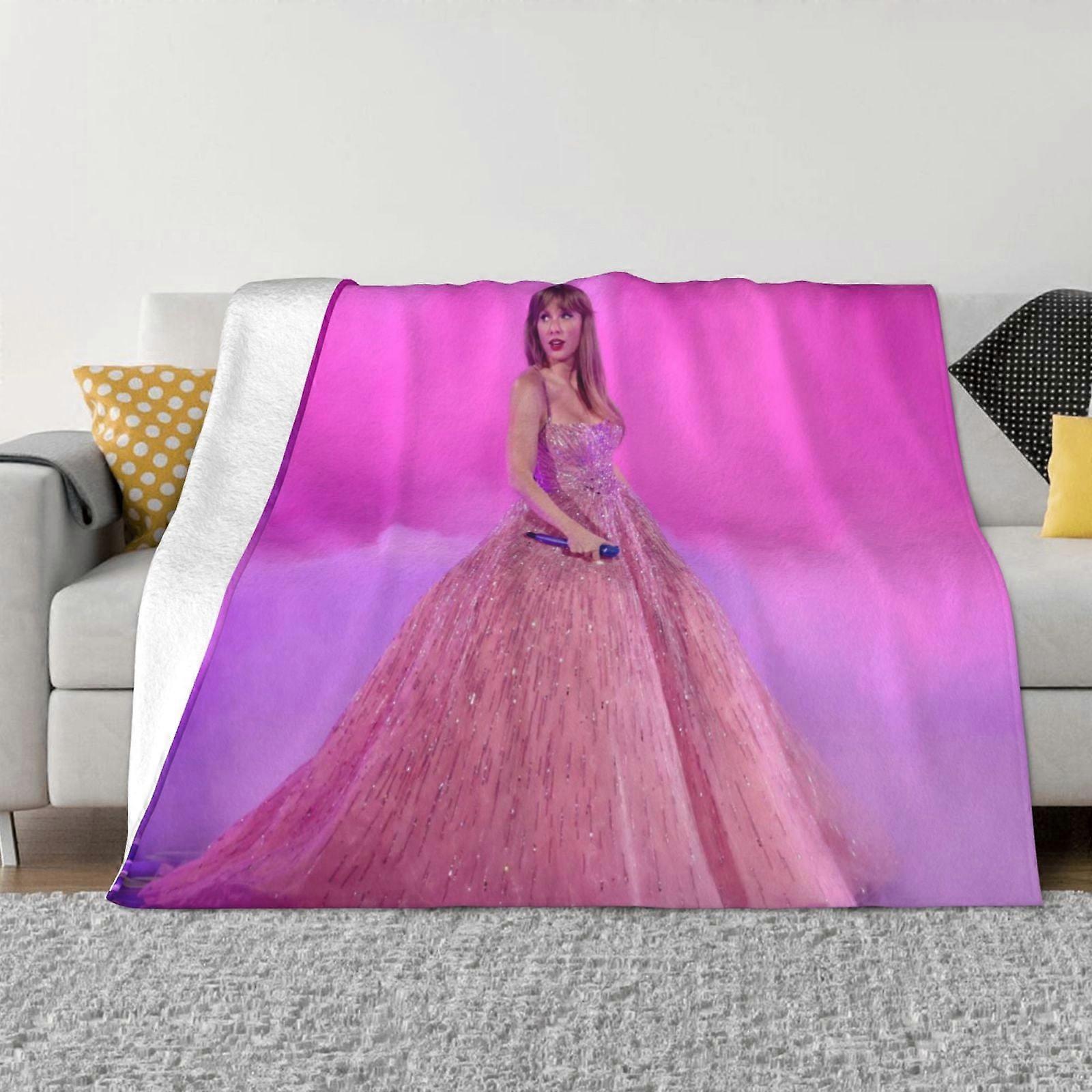 o925 Tay-Lor Swi-ft Fleecová deka Super měkká útulná deka Lehká fuzzy pohodlná flanelová deka xMT10848