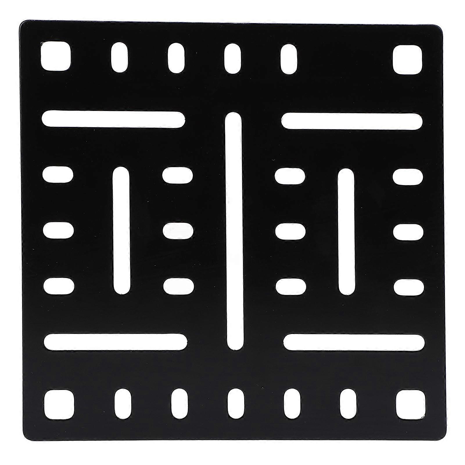 210 X 210 X 1.5mm Truck Bed Panel Aluminum Alloy Multifunctional Space Saving Storage Board Panel for L Rail