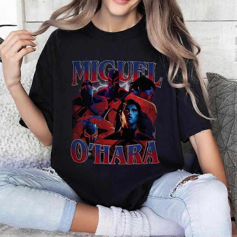 Limited Miguel O'Hara Spiderman Across The Spider-Verse Vintage T-Shirt, Gift For Women and Man Unisex T-Shirthugcude155