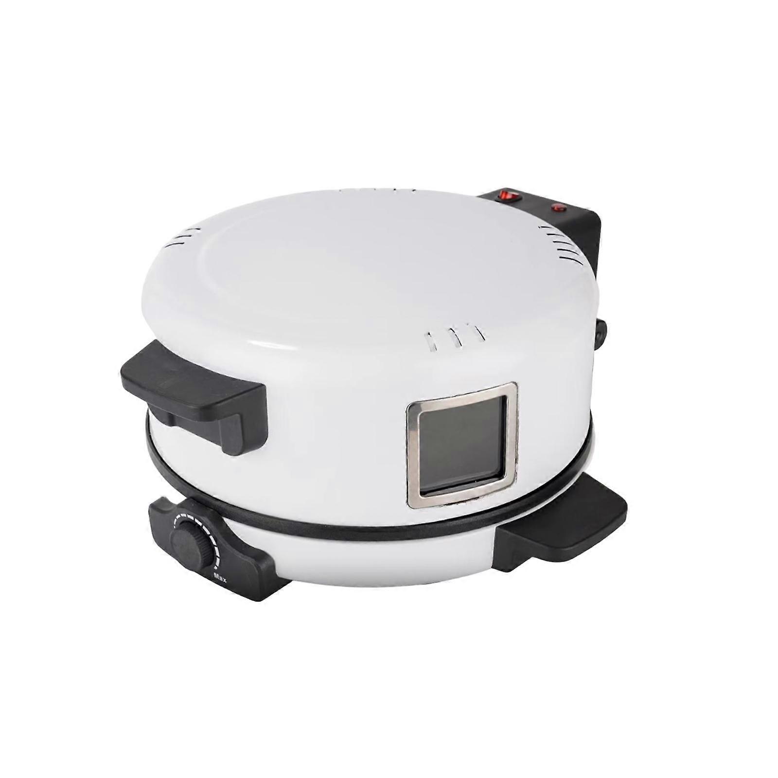 Pizza Maker Machine Nonstick Pan Omelette Maker for BBQ Fried Eggs Breakfast White