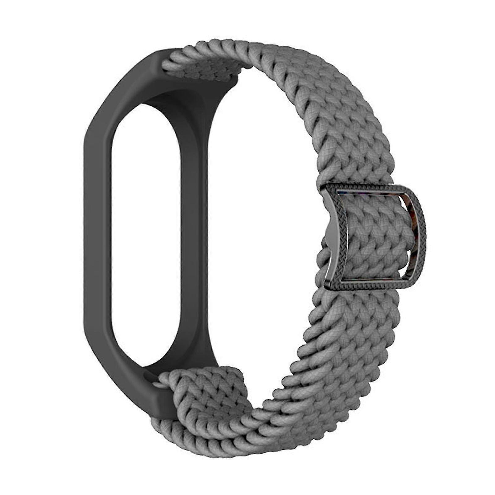 Wristwatch Band Adjustable Waterproof Elastic Integrated TPU One-piece Wristwatch Strap for Xiaomi Mi Band 5 6 7