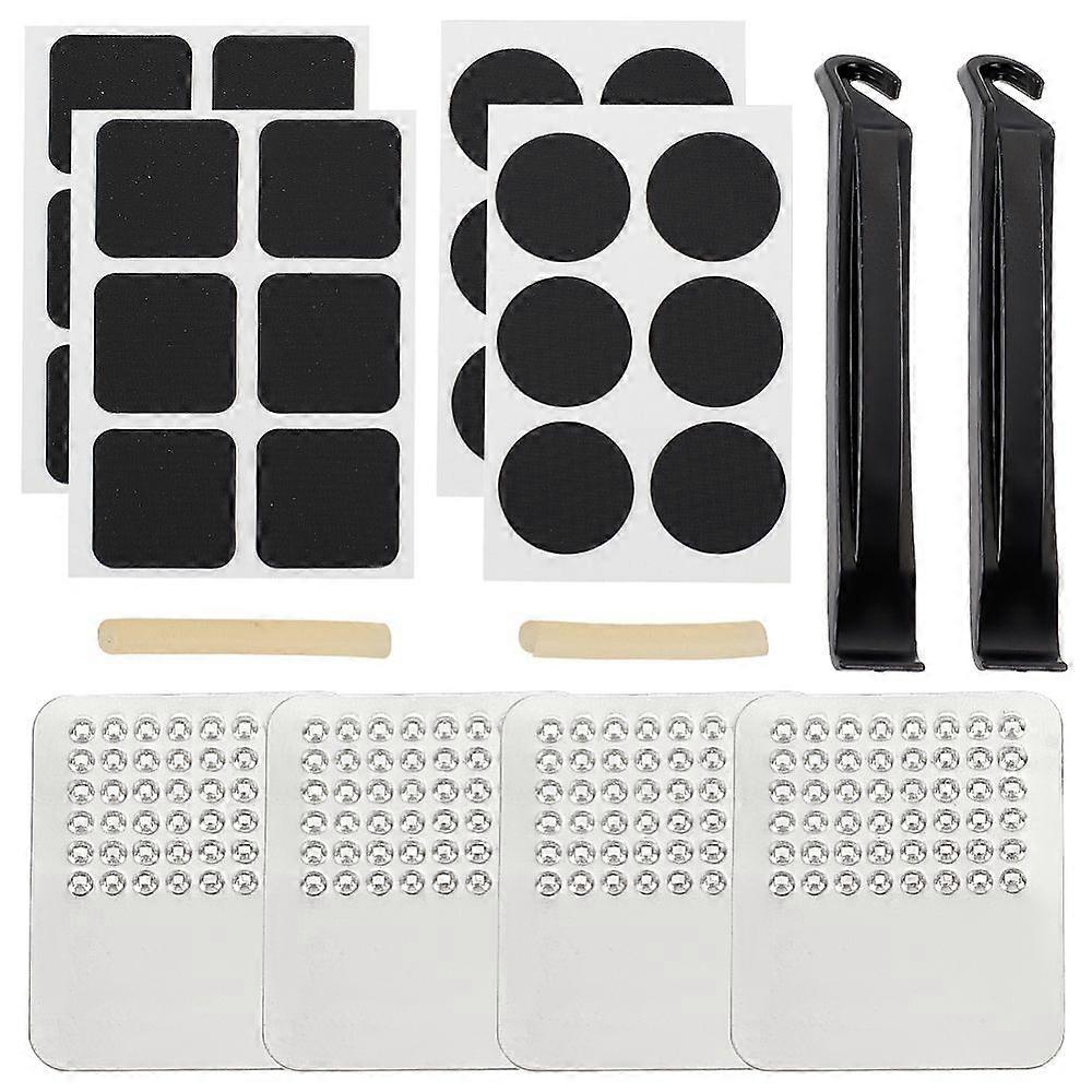 Polyethylene Tire Repair Patch & Removal Tool for Bicycle Tyre Black