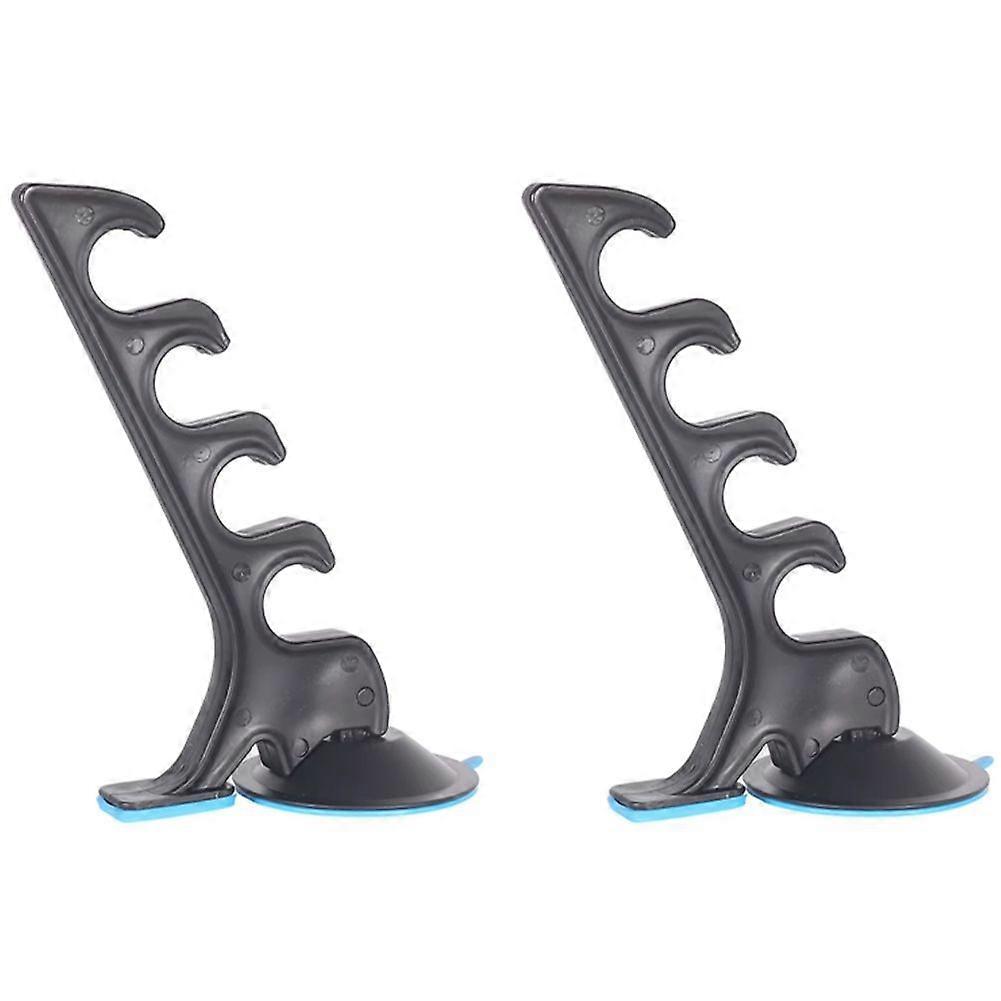 Rod Holder Fishing Rod Rack with Suction Cup Wall Adsorbed Car Boxes Functional Install Load Parts