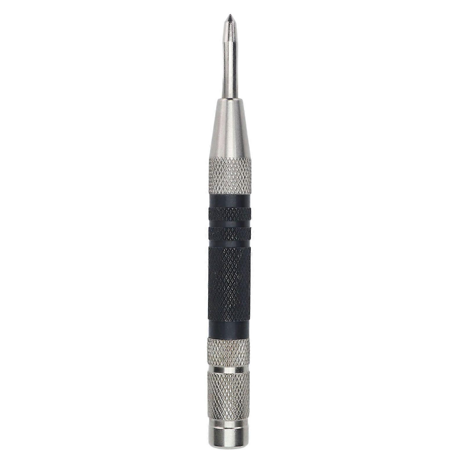 Automatic Center Punch Precise Positioning Adjustable Spring Easy to Grasp 155mm Woodworking Punch for Home Decoration