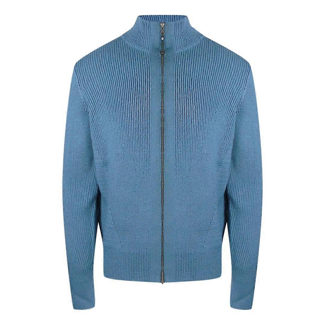 Parajumpers Manny Hydro Blue Zip-Up Sweatshirt