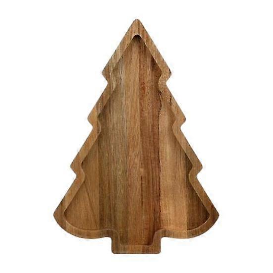 Wood Tray Charcuterie Boards Antlers Christmas Tree Shape Serving Platter for Desserts
