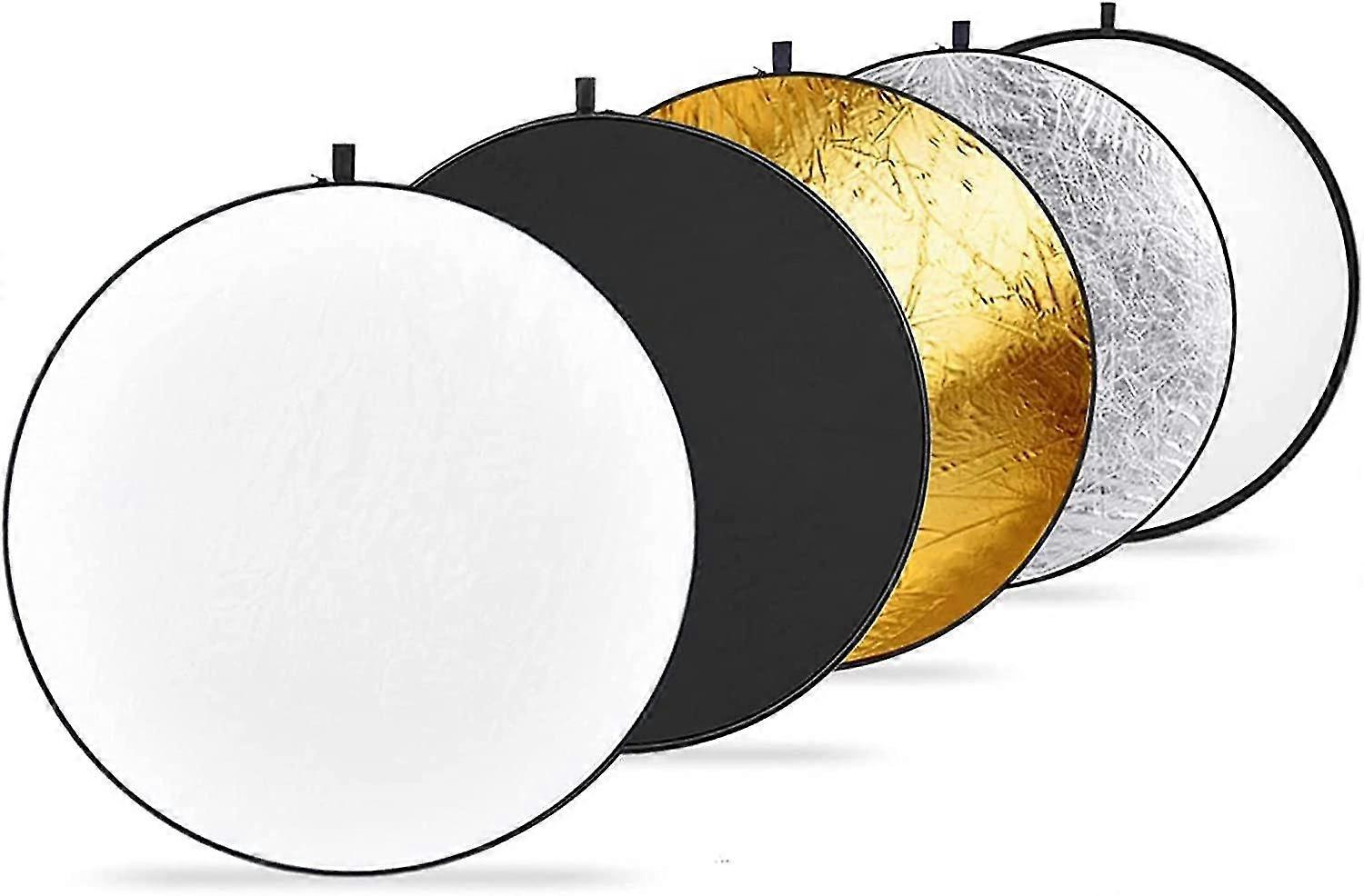 43 Inch/110 Centimeter Light Reflector 5-in-1 Collapsible Multi-disc With Bag