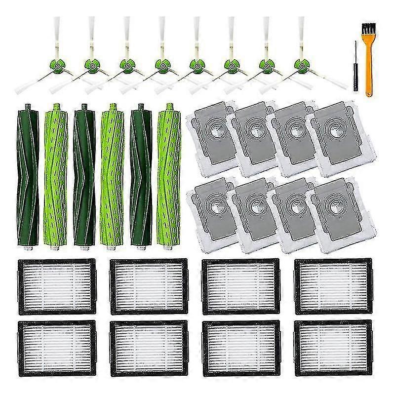 Roller Brush Side Brushes Hepa Filters For Irobot Roomba I7 I7+ I3 E5