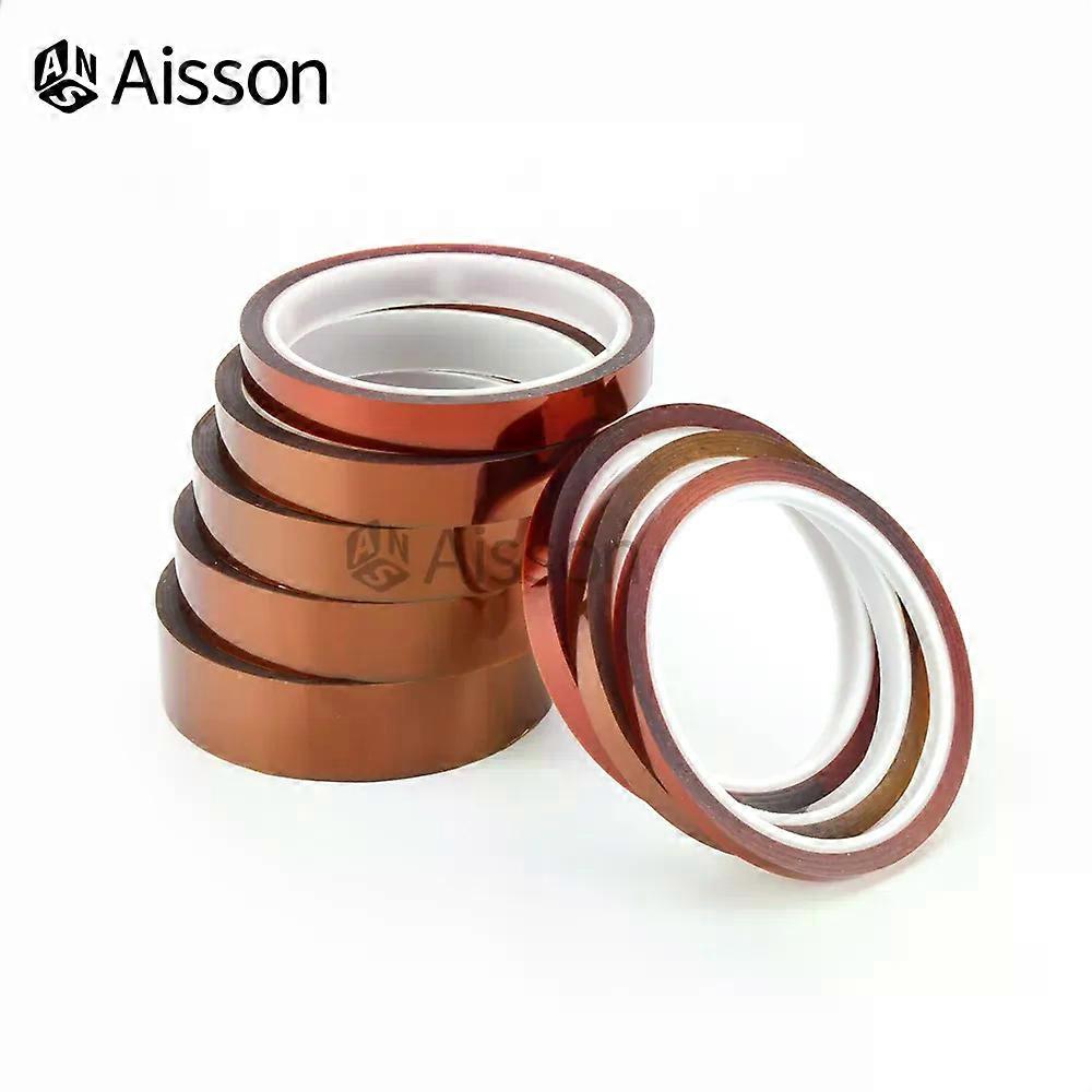 Fsw Polyimide Adhesive Tape 5/10/12/15/20/25MM 3D Printing Board Protection High Temperature Heat Resistant Electronic Insulation