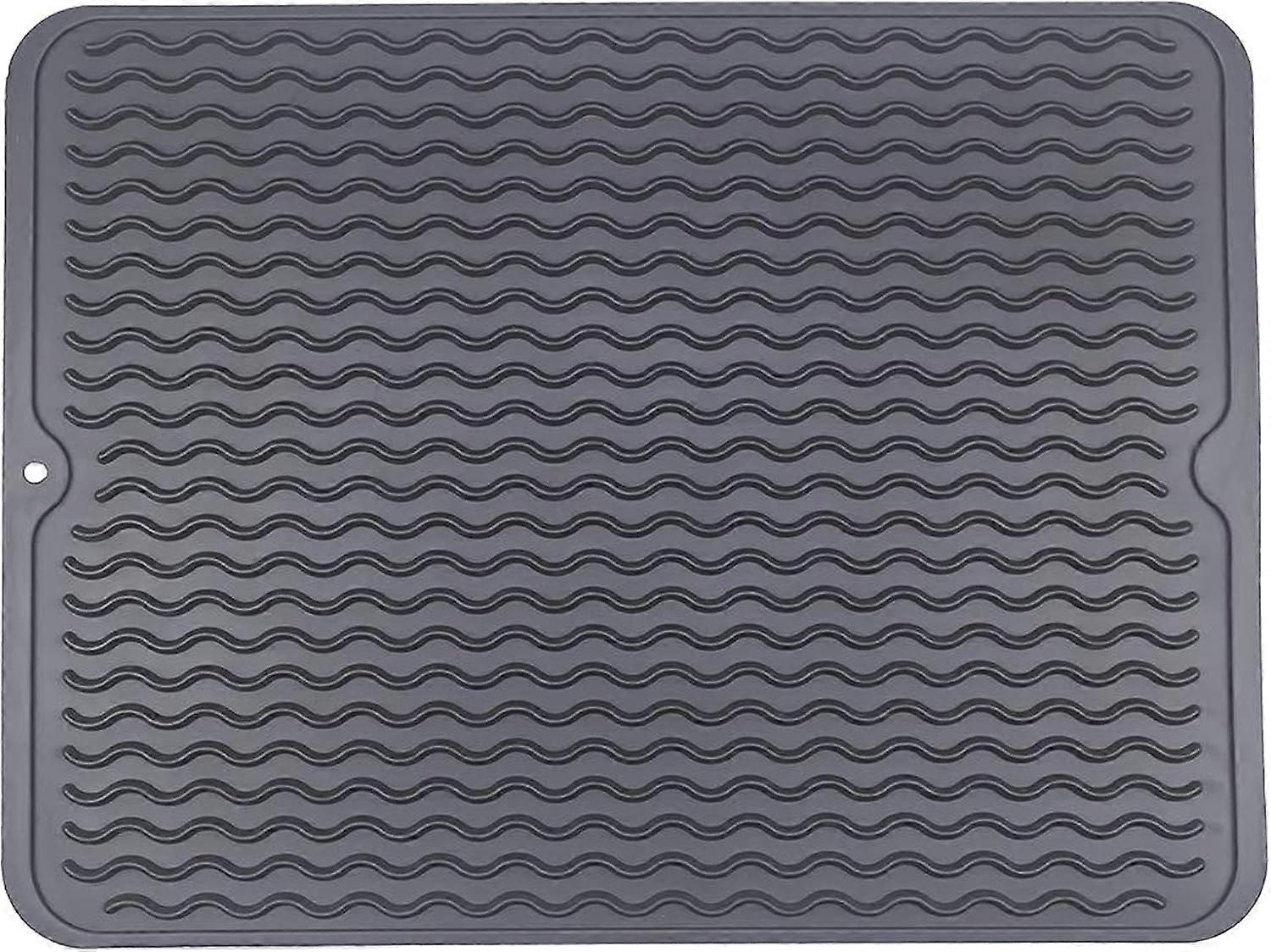 Kitchen environmentally friendly silicone drying mat, dishwasher safe