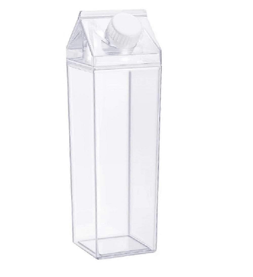 Transparent Water Bottle 17 Oz Capacity Creative Shape Clear Design
