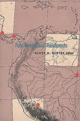 Vier neotropische regenwouden