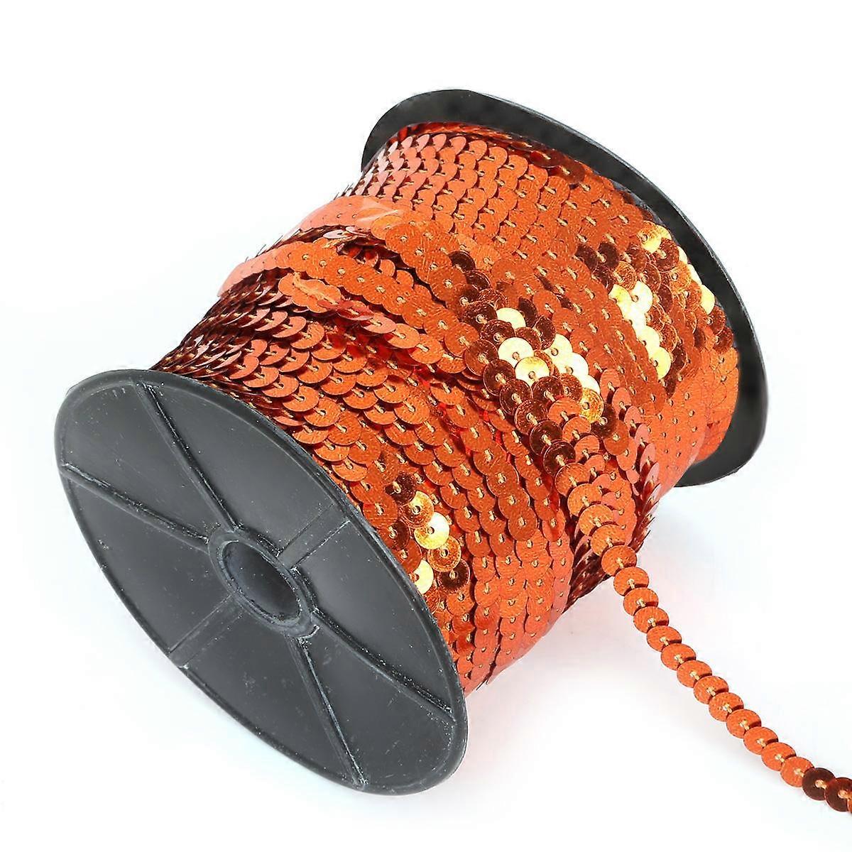 91Meter Flat Sequins Laser Giltter Paillettes Sequins Crafts Sewing On Cloth Decor Accessory Sequin Trim