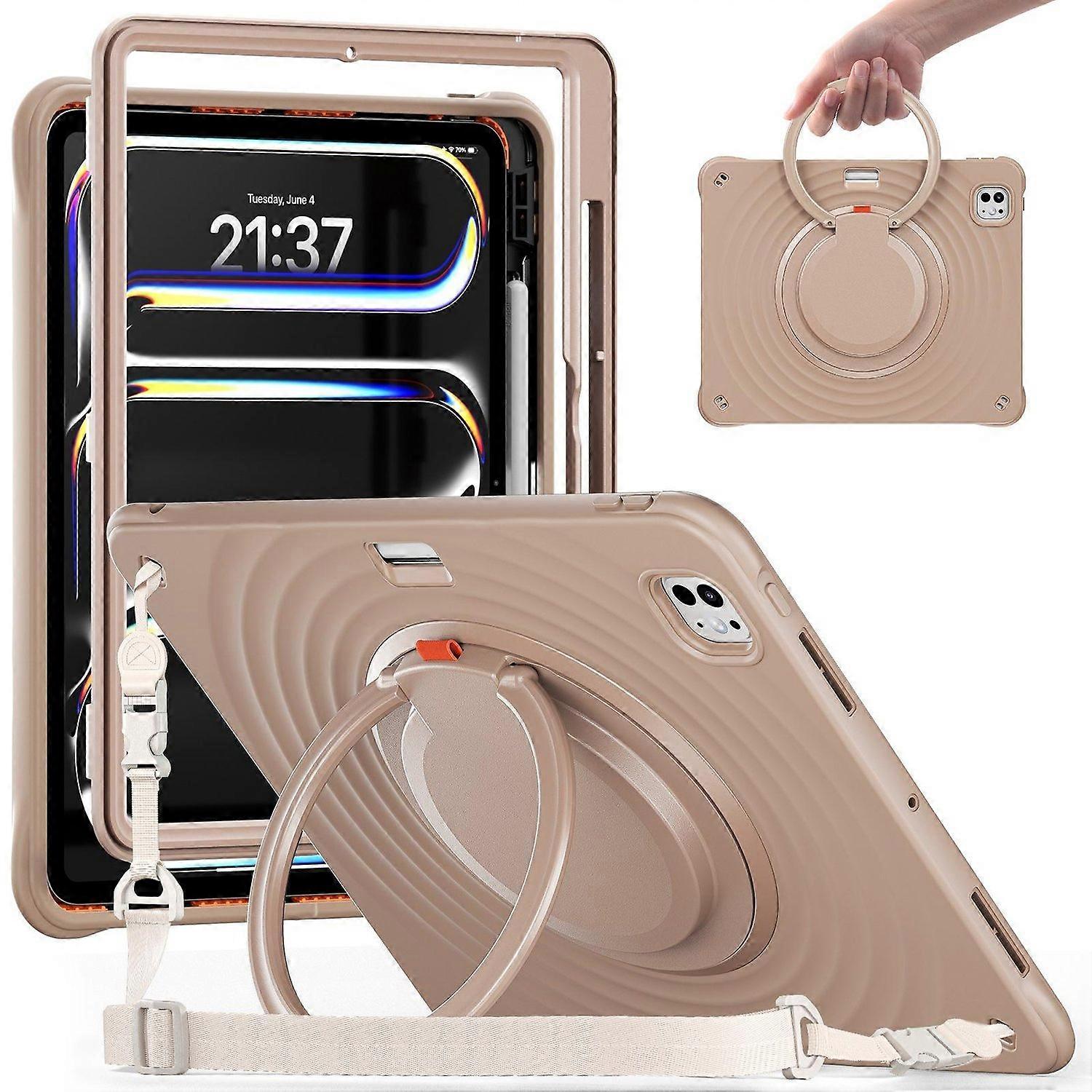 Silicone Hybrid PC Case For iPad Pro 13 2024