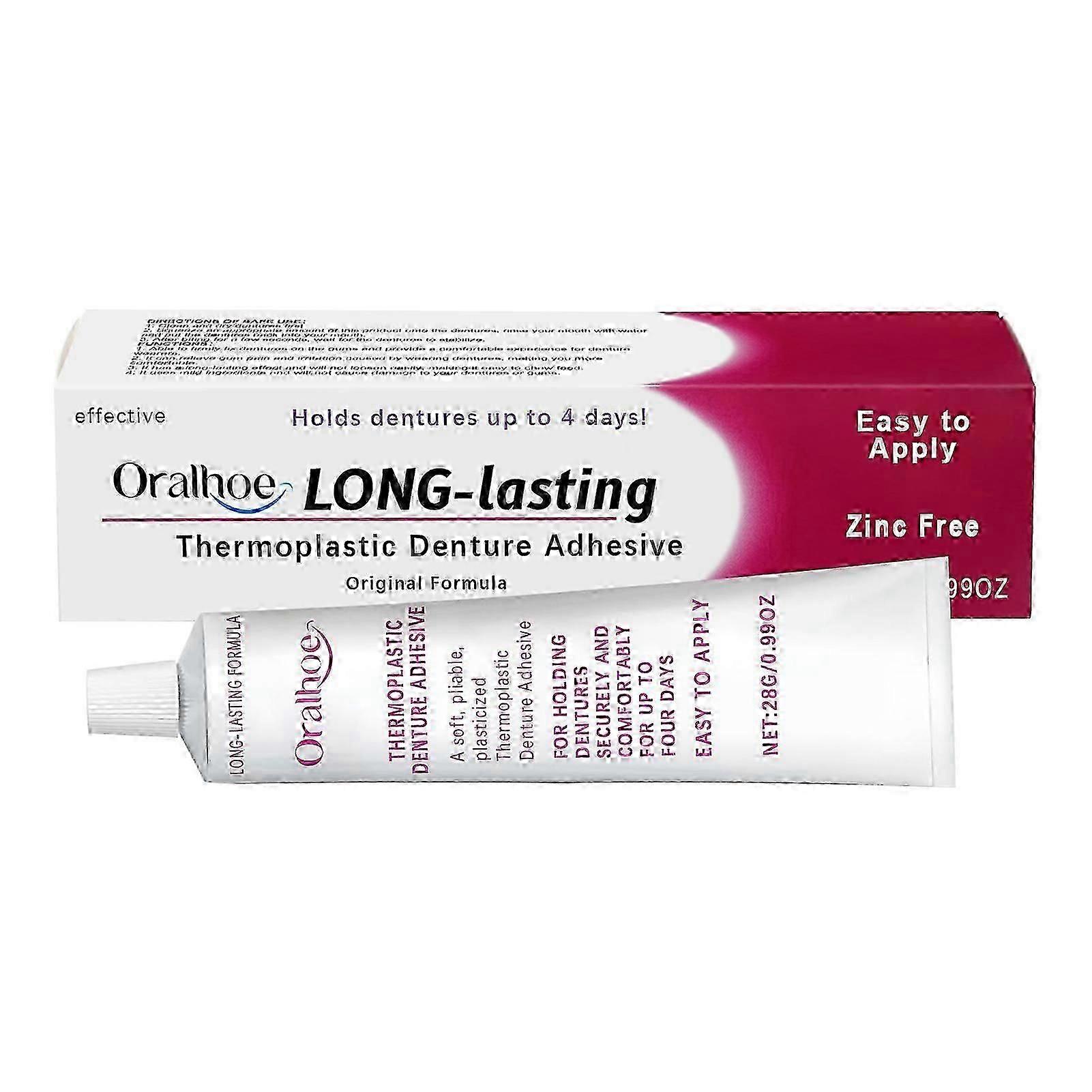 Grip Denture-adhesive Cream Comfortable Secure Denture-grip For Teeth  1pcs