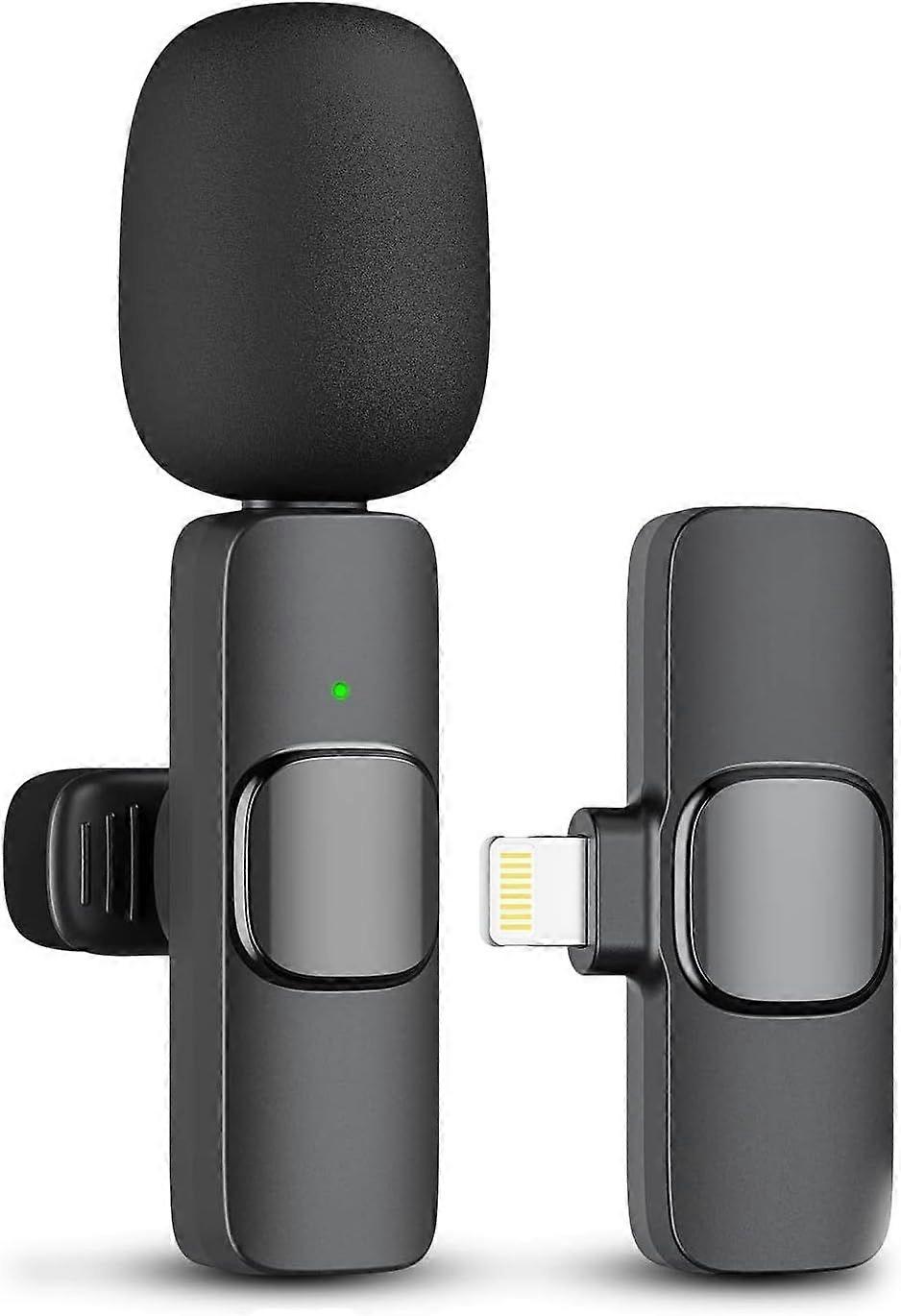Microfono lavalier wireless professionale per iPhone iPad (per iPhone 14 e