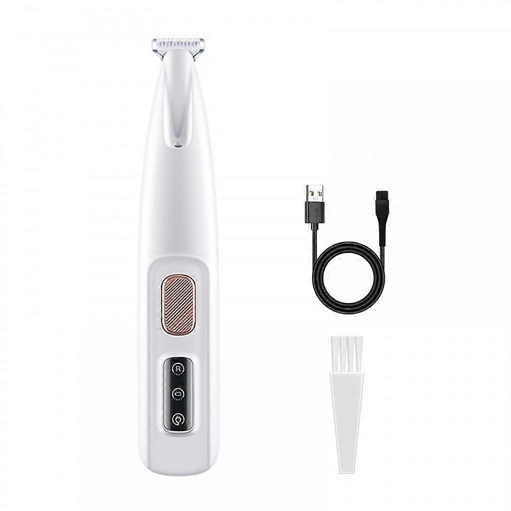 Rechargeable Low-Noise Pet Trimmer for Dogs and Cats, Cordless Grooming Clipper with Adjustable Blade and Ergonomic Design