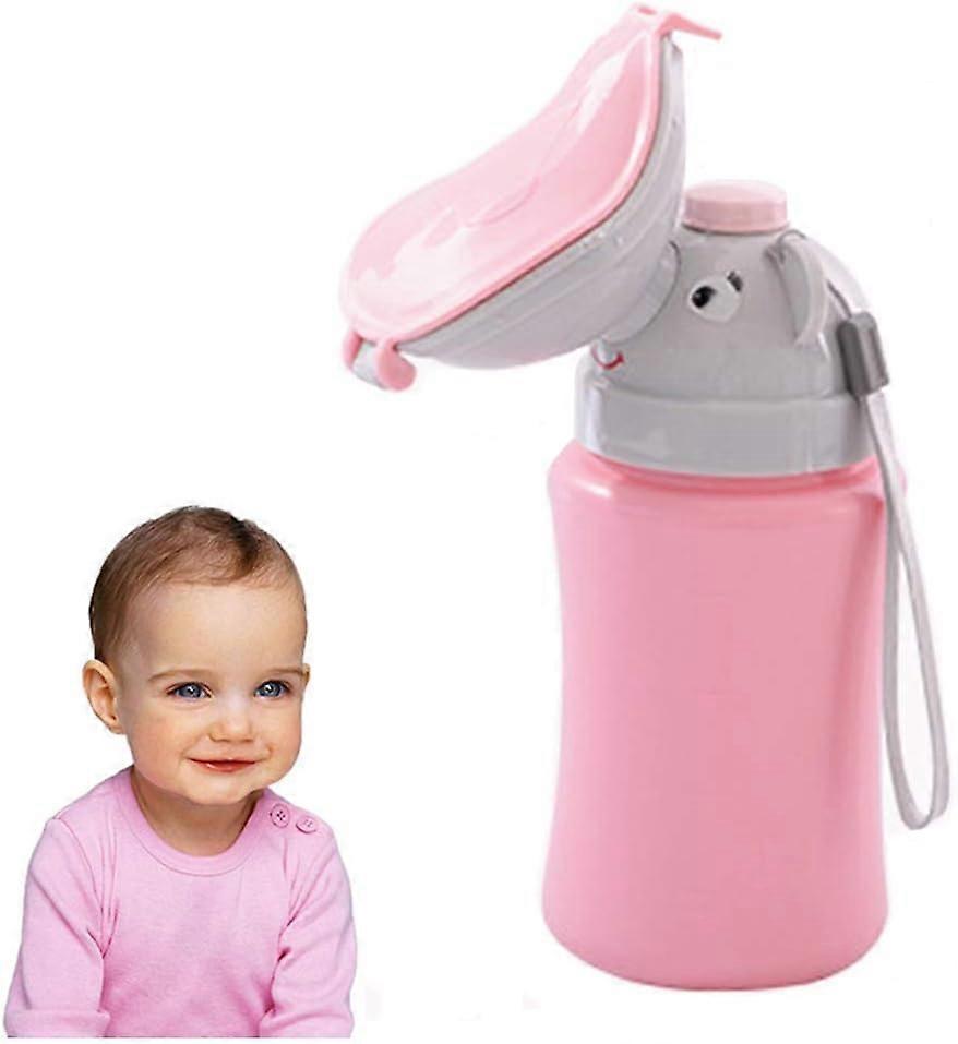 Portable Children'S Emergency Urinal Potty Toiletpink