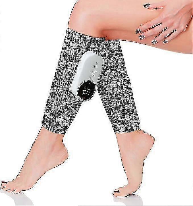 Leg & Calf Massager for Pain Relief - 3 Modes, 3 Intensities, Heat, Type-C Rechargeable