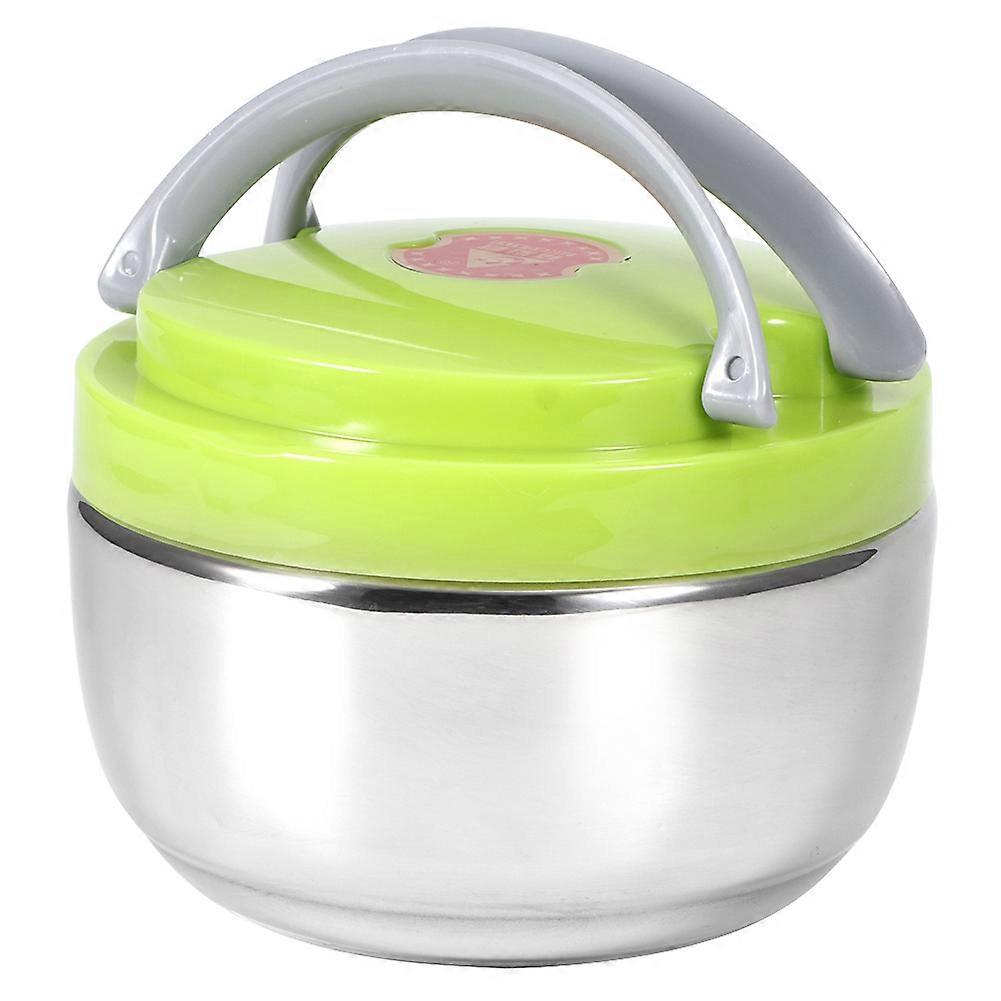 Double Layer Stainless Steel Insulated Lunch Box 1600ML with Lid, Anti-Scald Food Container for Home Use