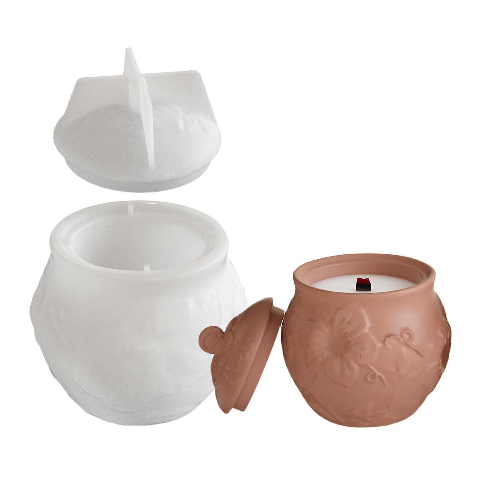 Multipurpose Silicone Mould for Crafting Toilet Flower Vine Storage Jars Heat Resistant and Flexible for Multiple Uses  Clear