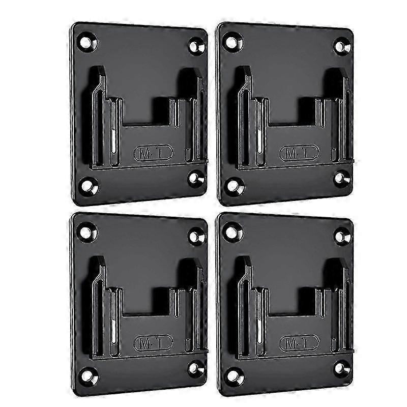4 Pcs Power Tool Holder Mount Brackets Hook Storage Rack Power Tool Organizer Fixing Devices For 18