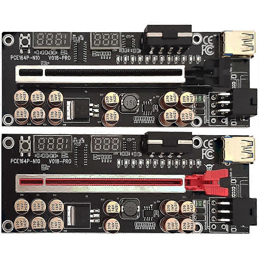 VER018 PRO PCI-E Riser Card USB 3.0 Cable 018 PLUS PCI Express(Red)
