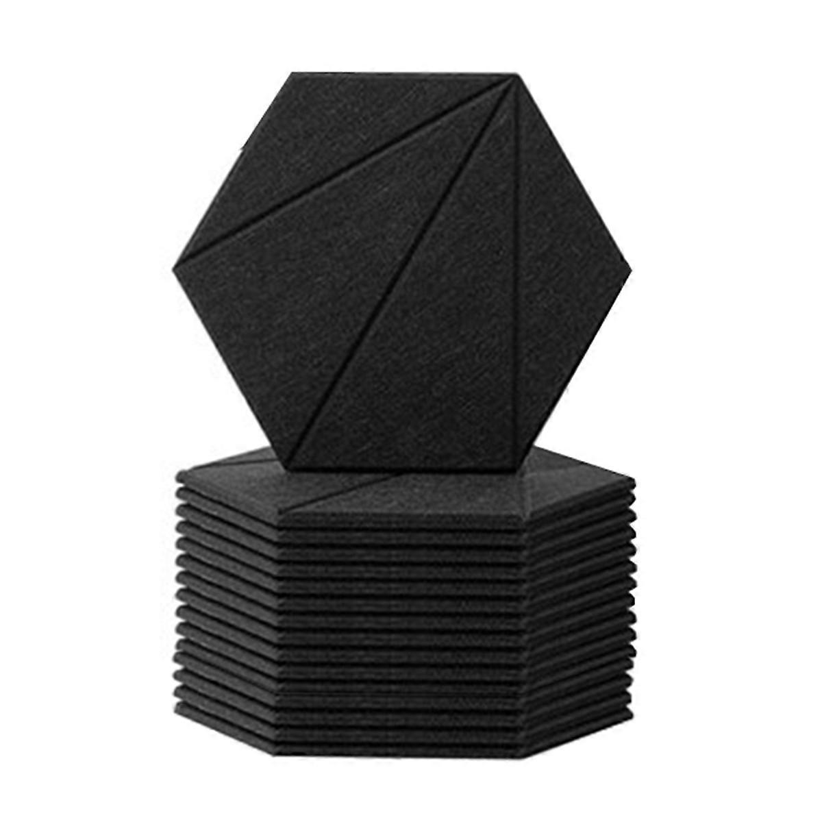 16Pack Self-Adhesive Acoustic Panels 12X10X0.4In