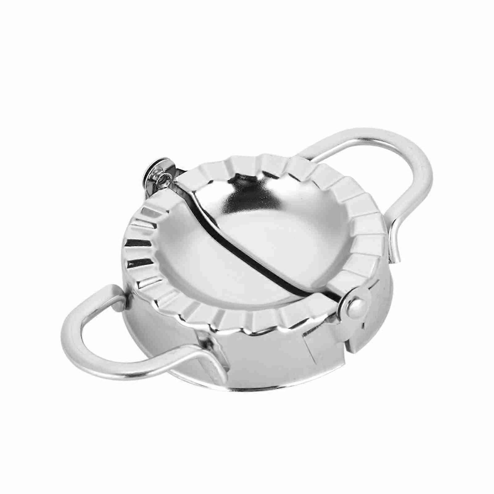 Stainless Steel Dumpling Maker Durable Kitchen Tool Small Size Easy to Use Perfect for Pastry Ravioli Dough Wrapping Convenient Portable Cooking Acces