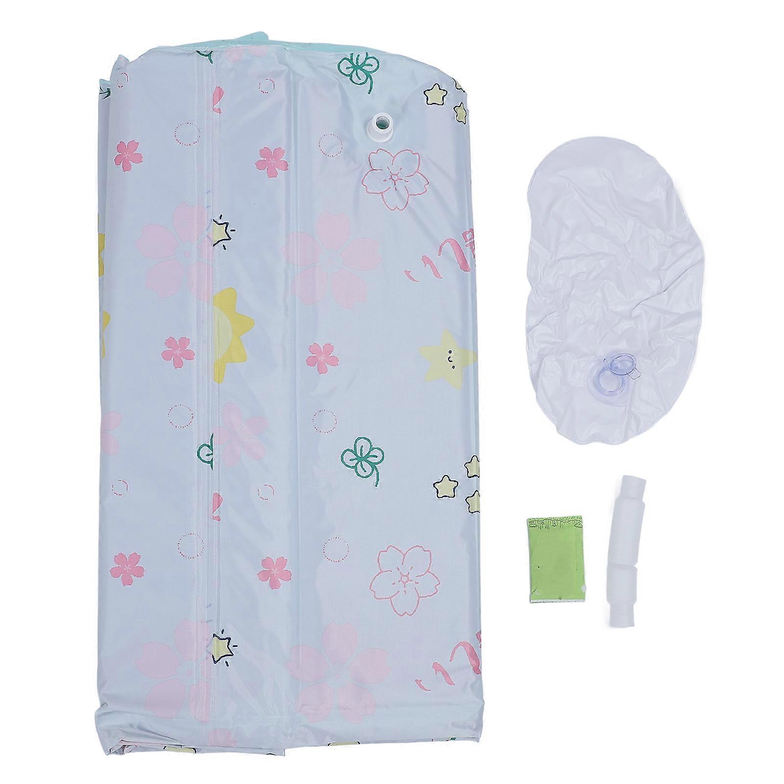 Foldable Bathtub Portable Soaking Bath Tub Ice Hot Universal for Adults Kids Year Round Use 70x66cm / 27.6x26.0in