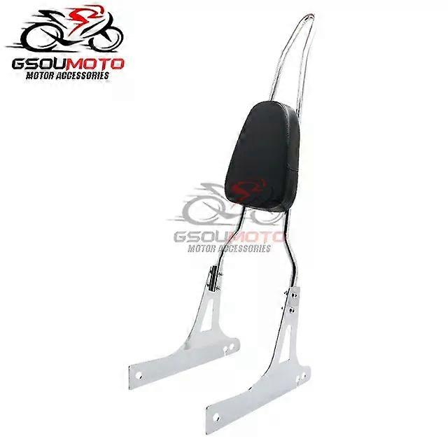 Motorcycle Upright Tall Top Bow Backrest Sissy Bar compatible for  Harl-ey Dyna Street Bob FXDB Super Wide Glide Low Rider FAT BOB 2006-2017