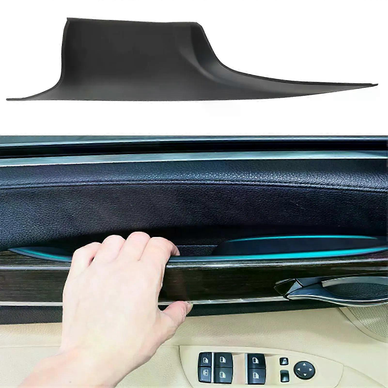 Left/Right Side Door Interior Inner Handle Pull Carrier Cover 51419115501 compatible for  2008-2015  7 Series F01 F02 Car Accessory
