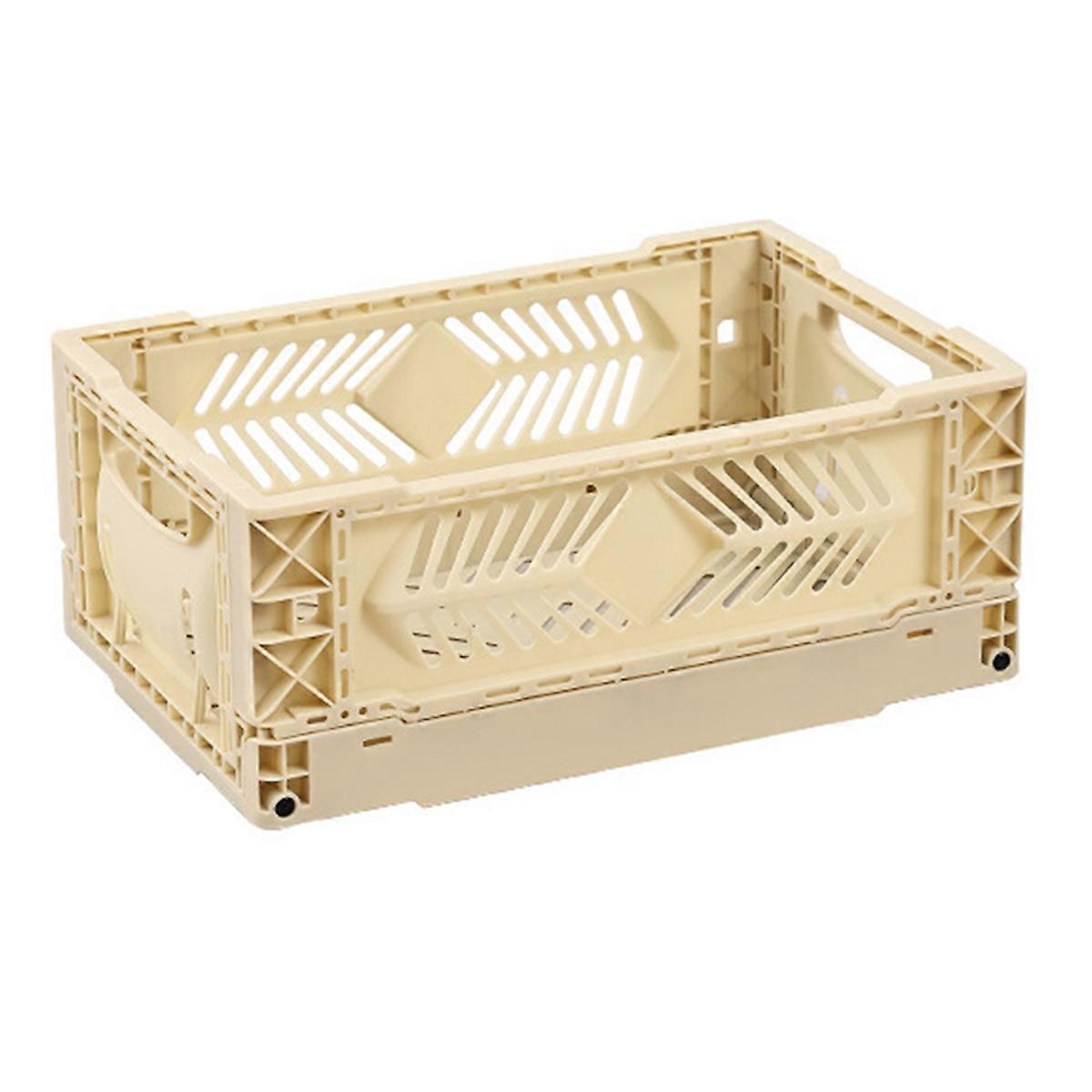 Desktop Folding Storage Basket Sundries Toy Snack Storage Basket-C