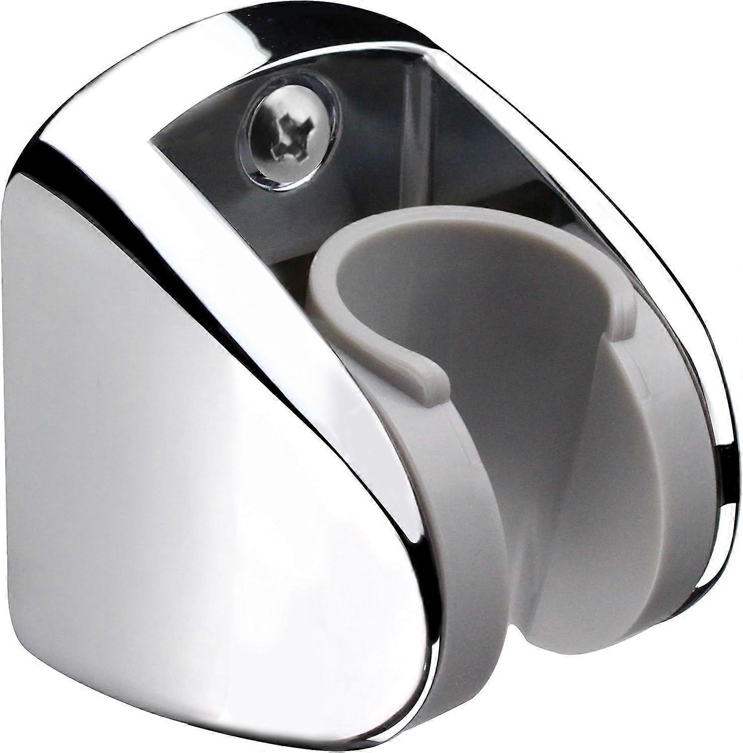 On Wall Mount Shower Bracket for Handheld shower head, Height Adjustable Holder - Large Angle