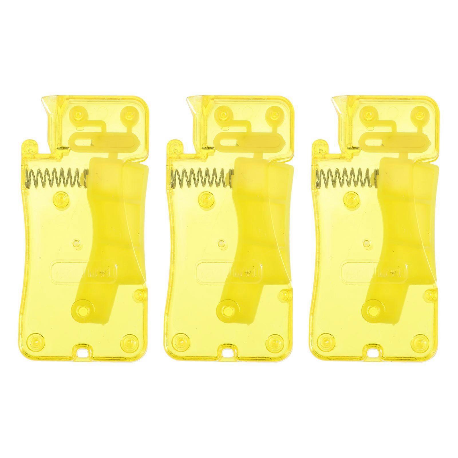 3Pcs Needle Threading Tools For The Elderly Needle Threading Devices (Yellow)